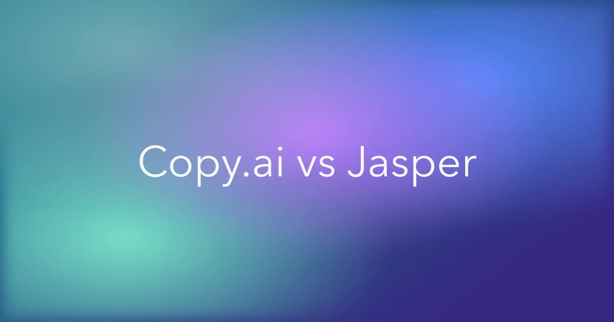 Copy.ai vs Jasper: Which AI Writer Wins?