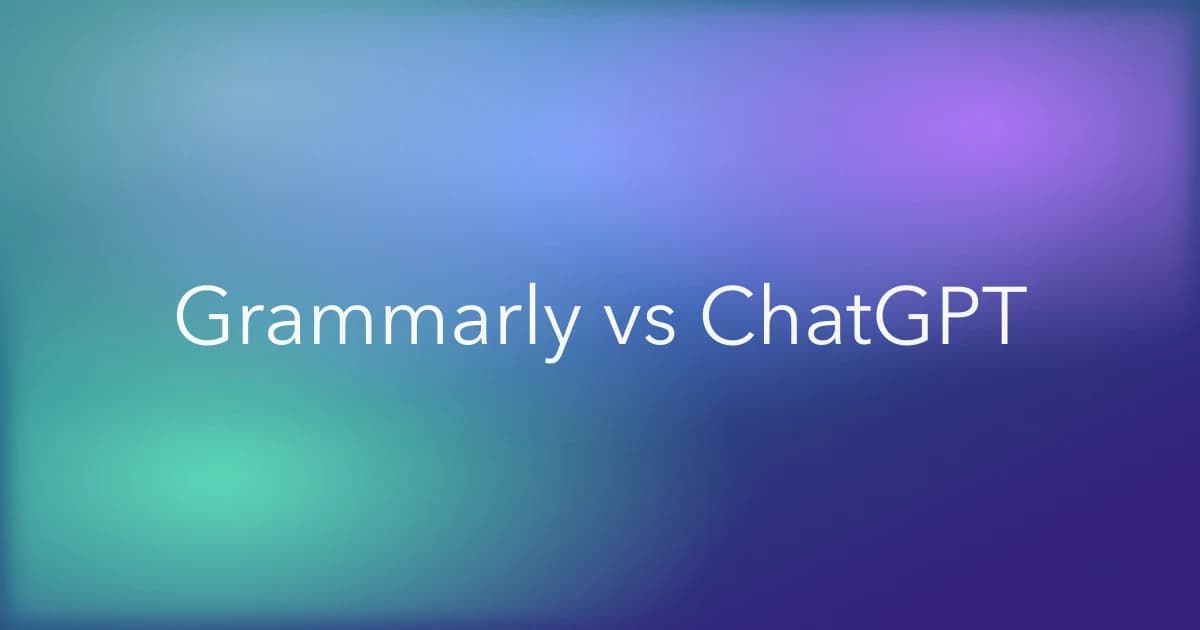 Grammarly vs ChatGPT for Rewriting Text