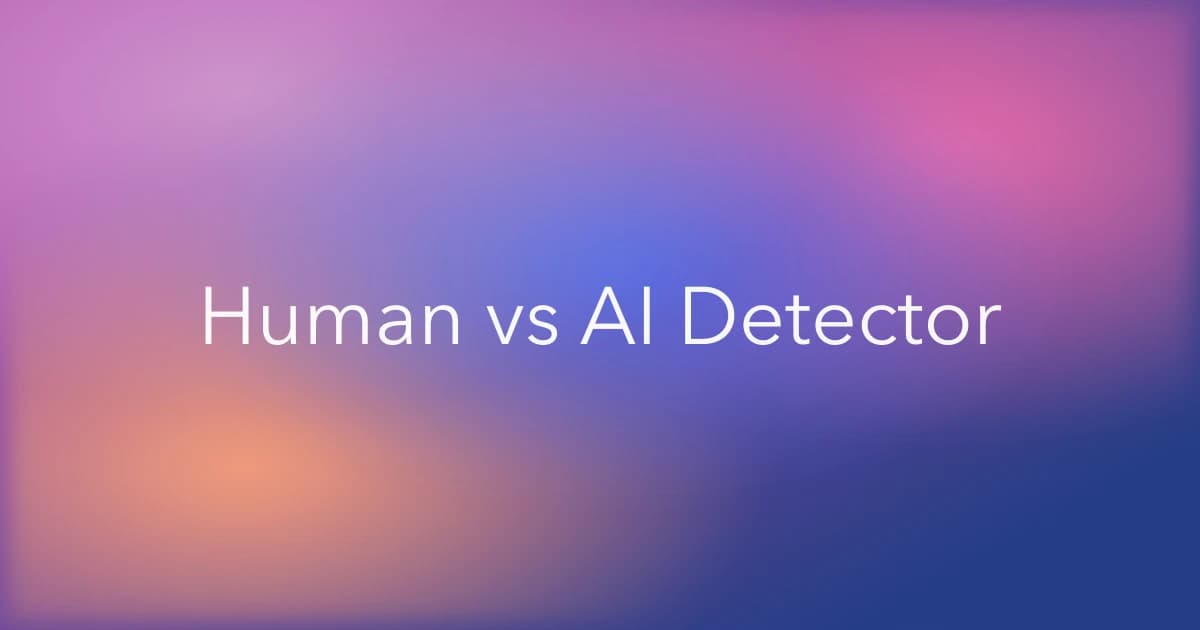 Human vs AI Detector: Can Detectors Tell?