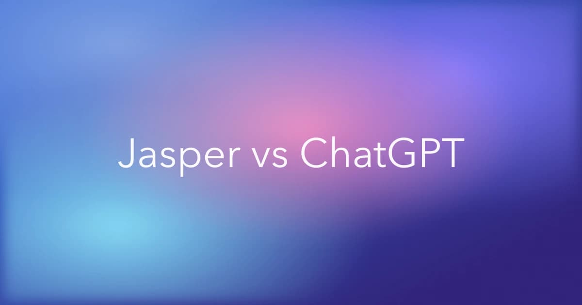 Jasper vs ChatGPT for Content Writing