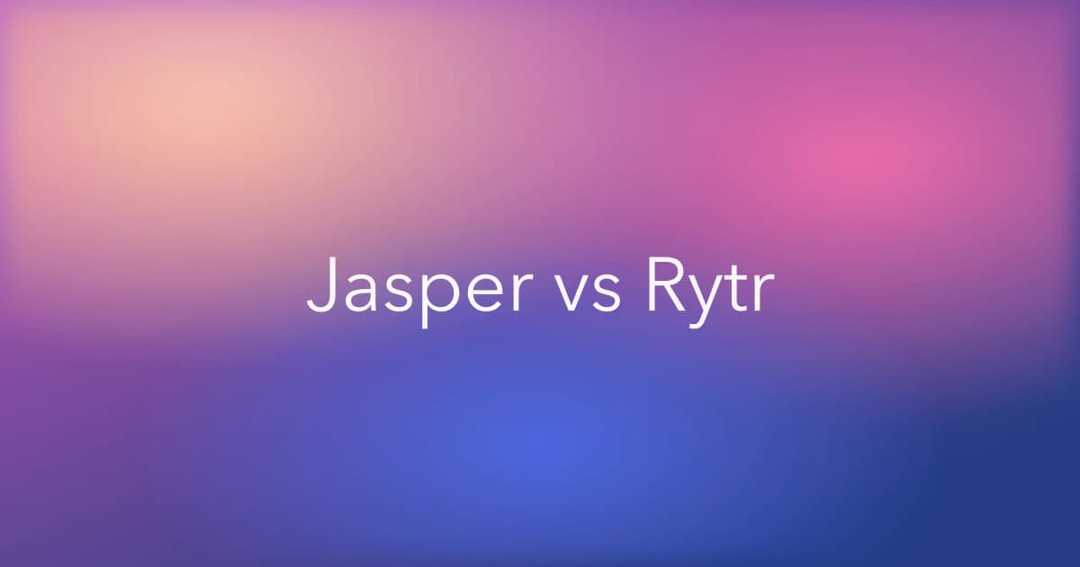 Jasper vs Rytr: Which AI Writer Fits Your Workflow?