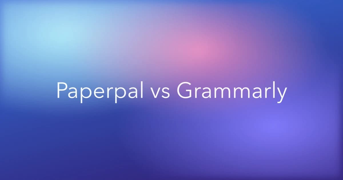 Paperpal vs Grammarly for Academic Writing