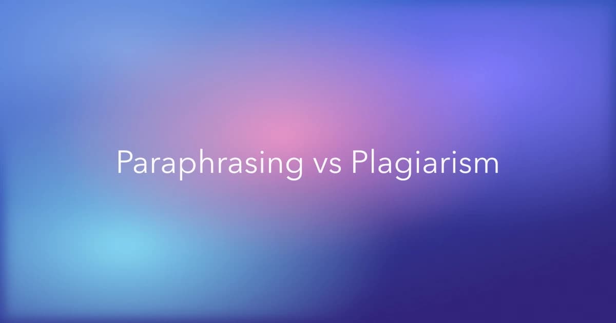 Paraphrasing vs Plagiarism: Where the Line Is