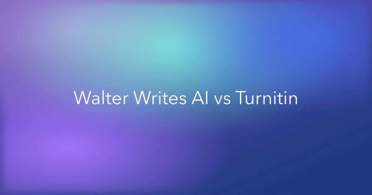 Walter Writes AI vs Turnitin: Which Detector Workflow Fits?